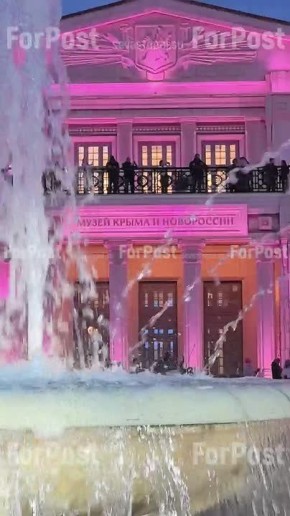 В Новом Херсонесе — церемония включения фонтанов