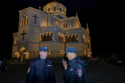 Севастопольские полицейские обеспечили охрану общественного порядка и безопасность граждан во время пасхальных мероприятий
