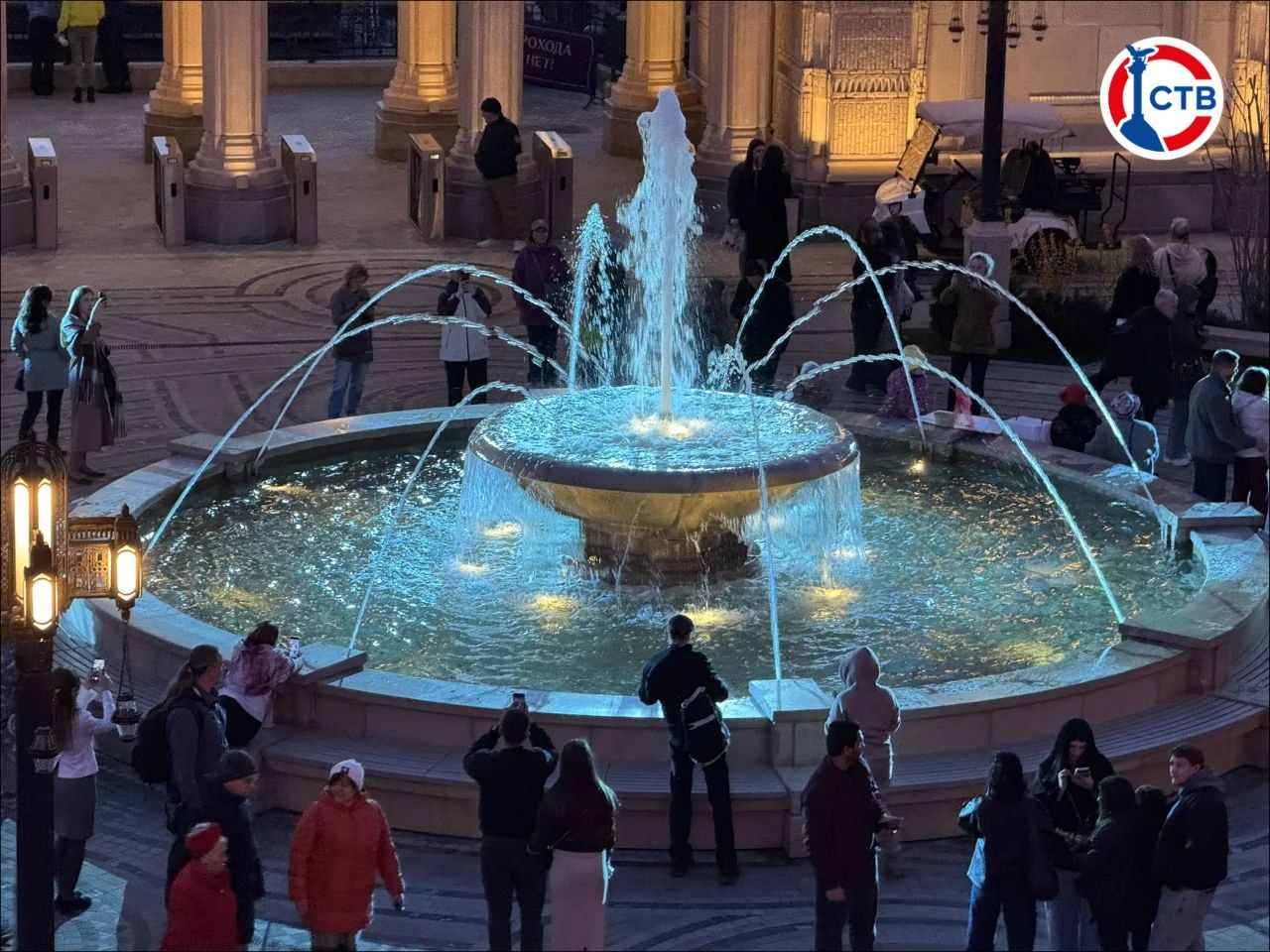 В Новом Херсонесе торжественно открыли фонтаны В Новом Херсонесе торжественно открыли фонтаны