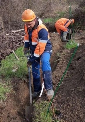 Водоканал: Рабочие моменты. Замена аварийного участка сети на ул. Турбинной