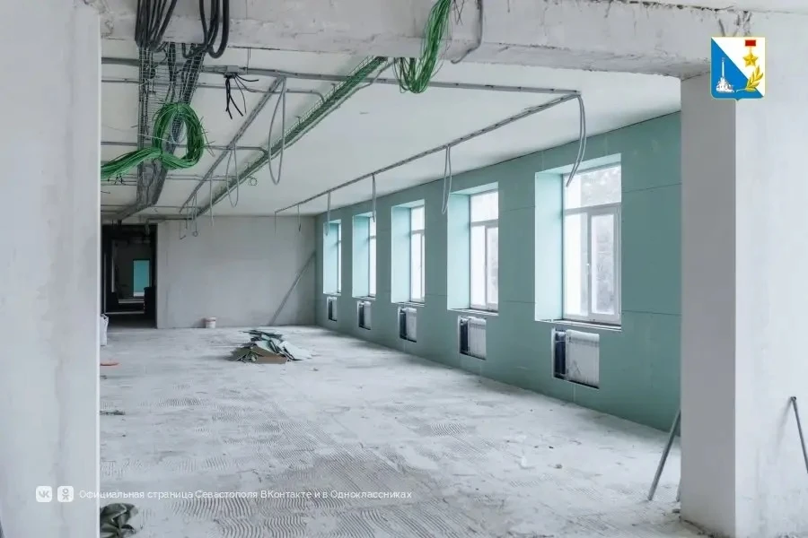 Реконструкция школы № 34 выполнена на 70% Реконструкция школы № 34 выполнена на 70%