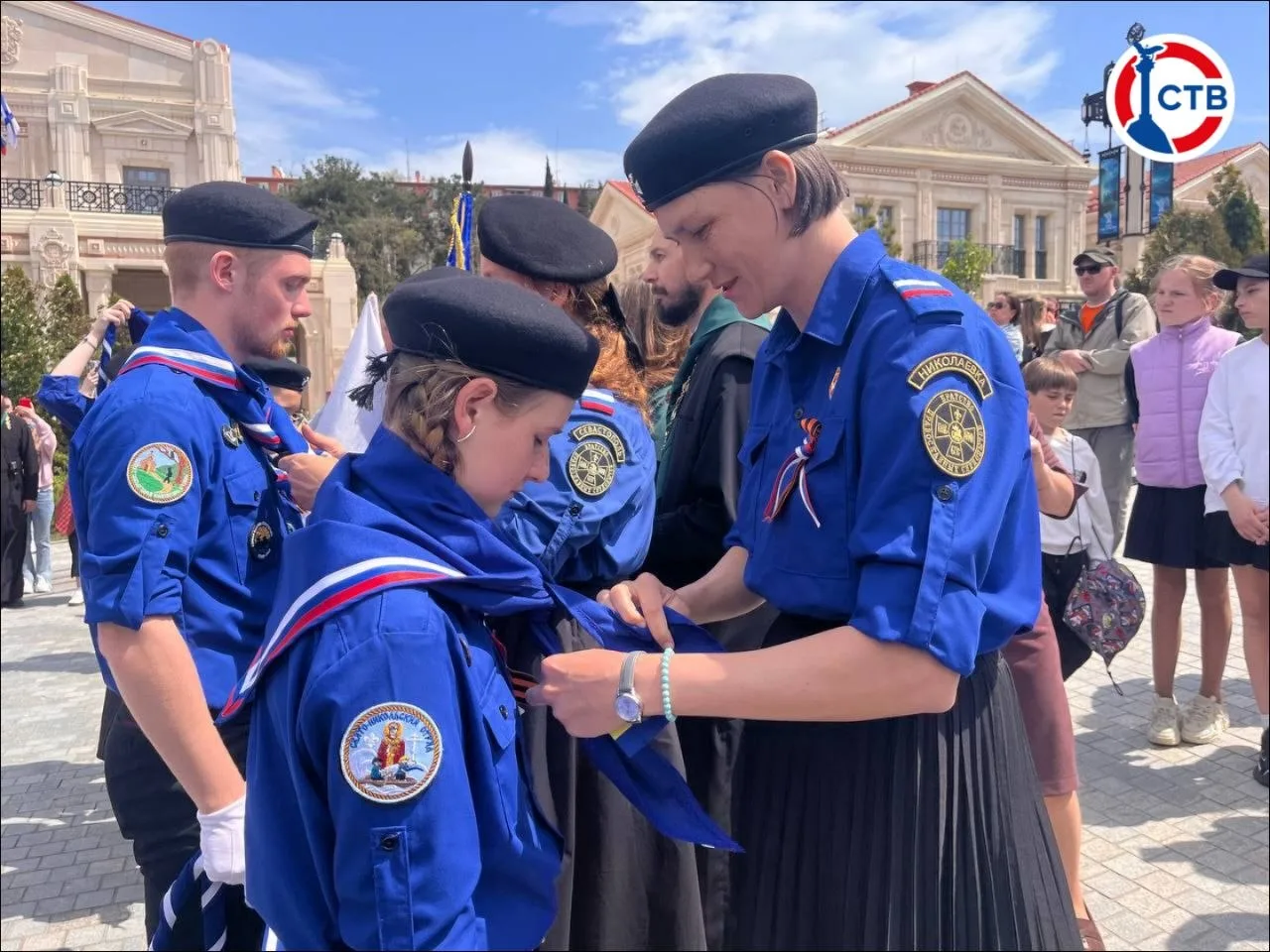 В Новом Херсонесе прошёл Георгиевский парад «Дети победителей» В Новом Херсонесе прошёл Георгиевский парад «Дети победителей»
