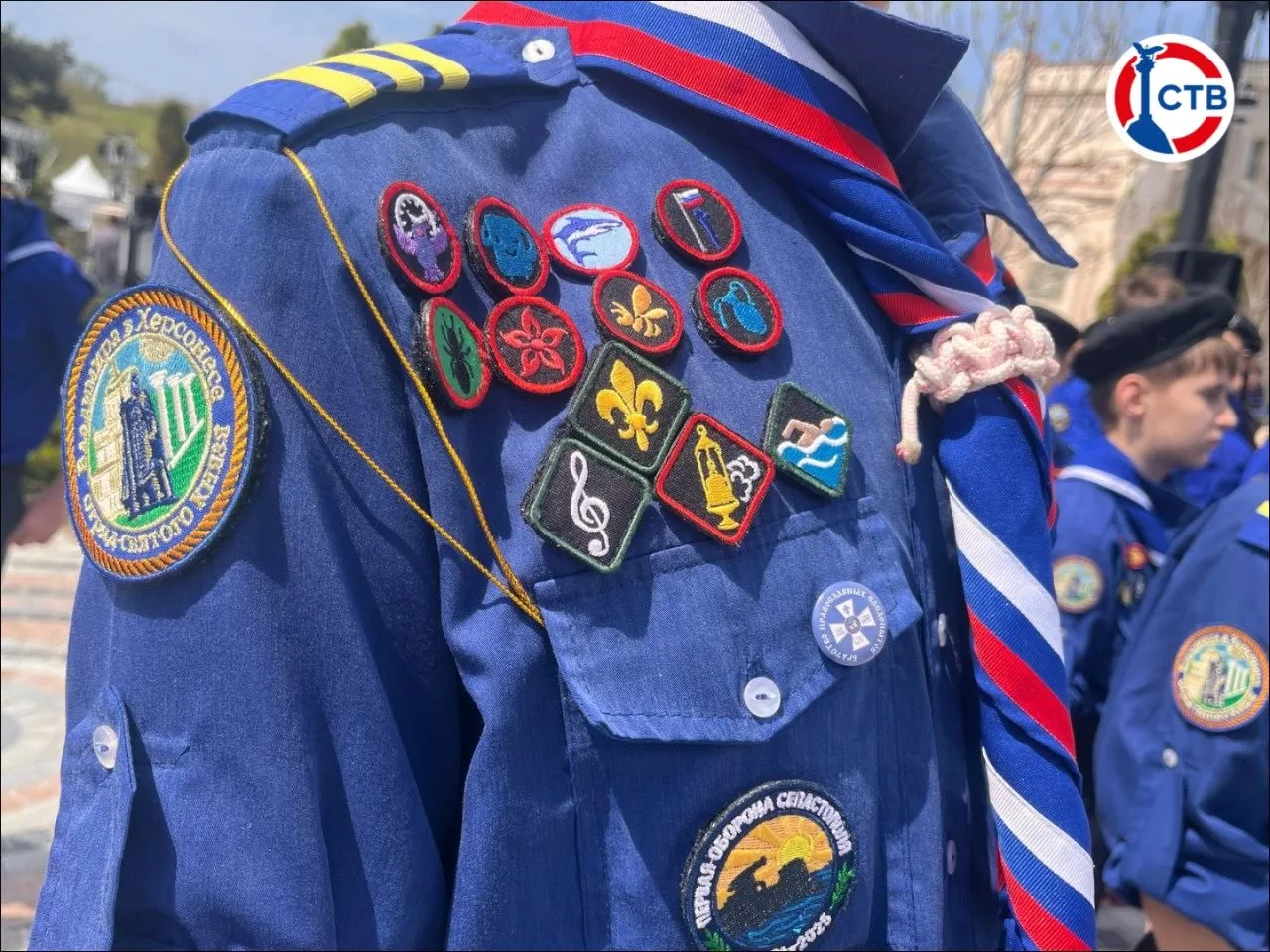 В Новом Херсонесе прошёл Георгиевский парад «Дети победителей» В Новом Херсонесе прошёл Георгиевский парад «Дети победителей»