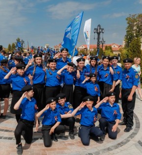 Георгиевский парад. Дети Победителей