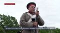 Церемония «Вечерняя зоря» торжественно прошла в парке живой истории «Федюхины высоты»
