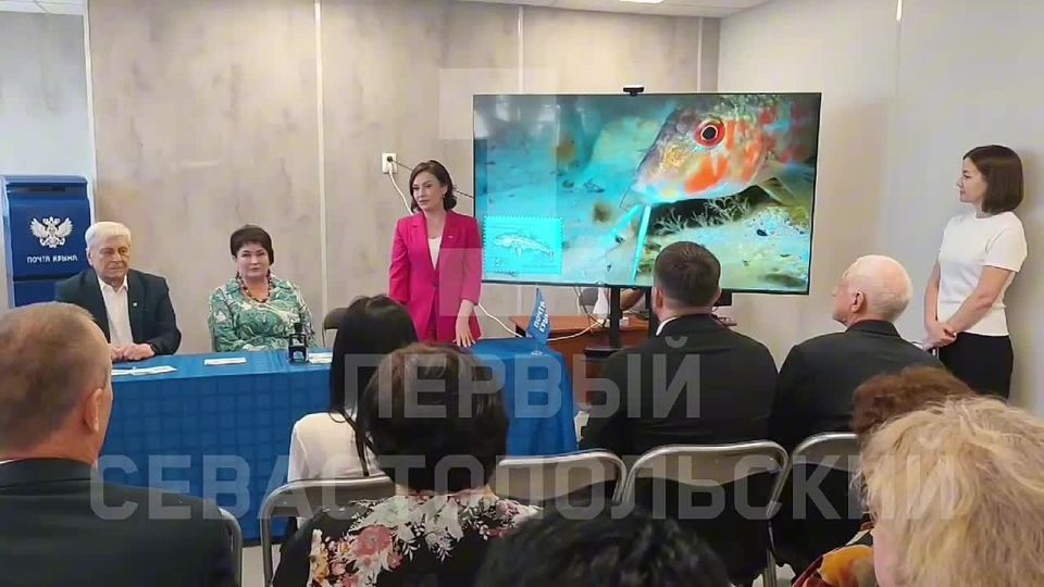 Новые коллекционные марки о фауне Чёрного моря показали в Севастополе