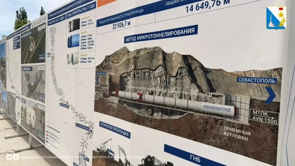 В Балаклаве проложили более трёх километров труб для нового коллектора В Балаклаве проложили более трёх километров труб для нового коллектора
