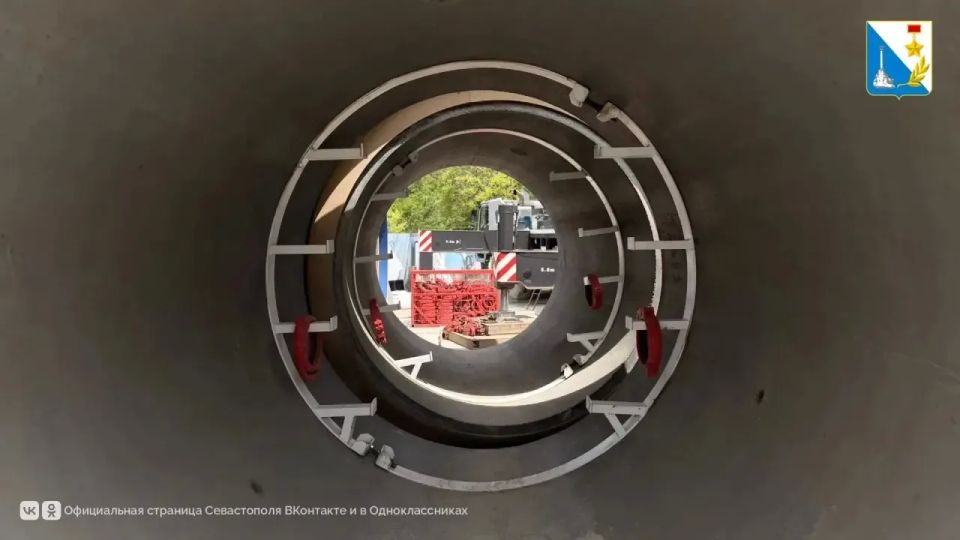 В Балаклаве проложили более трёх километров труб для нового коллектора В Балаклаве проложили более трёх километров труб для нового коллектора