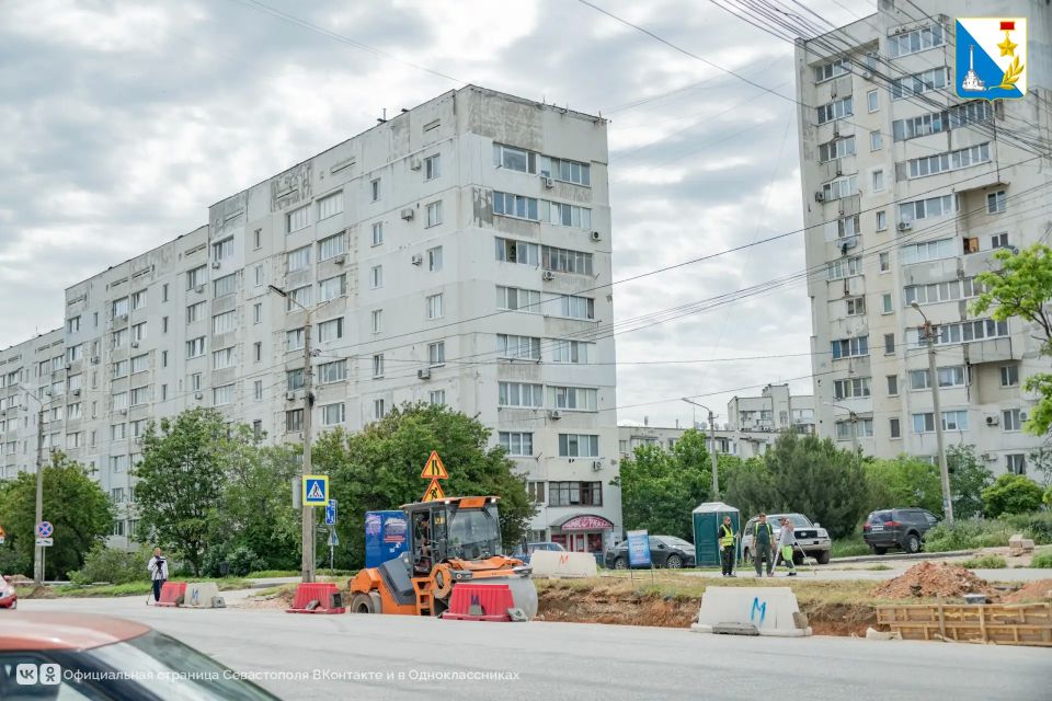 Перекрёсток улиц Адмирала Фадеева и Парковой готов уже на 70%