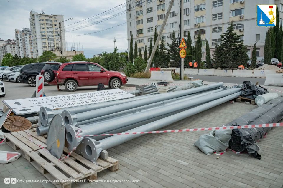 Перекрёсток улиц Адмирала Фадеева и Парковой готов уже на 70% Перекрёсток улиц Адмирала Фадеева и Парковой готов уже на 70%