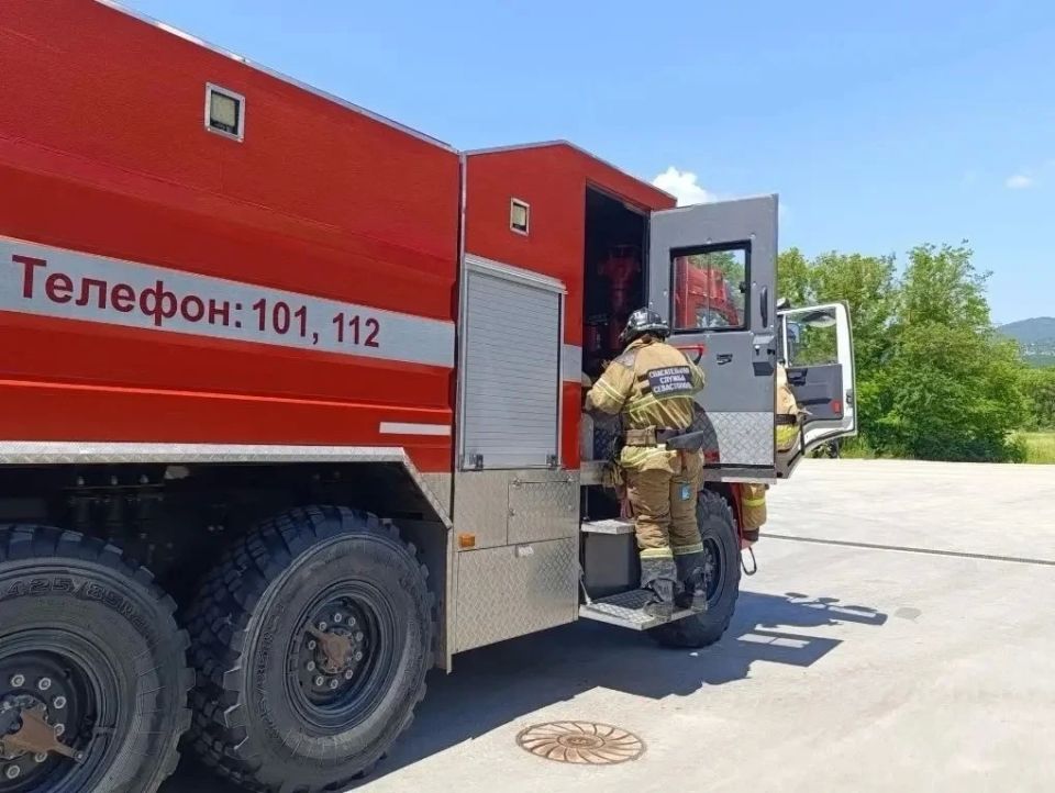 В 11й пожарноспасательной части Спасательной службы Севастополя в селе Павловка начала работу газодымозащитная служба