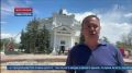 Директор Музея обороны Севастополя Михаил Смородкин показал в эфире программы «Время покажет» на Первом канале фрагмент пострадавшего при пожаре полотна Франца Рубо, воссозданное советскими художниками