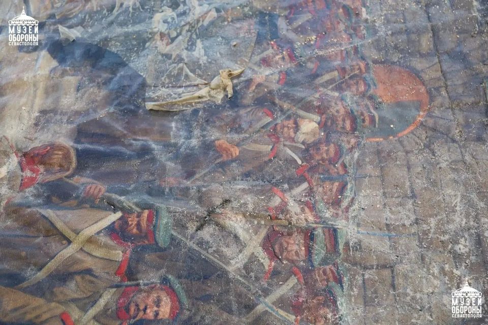 Более 90% полотна Панорамы «Оборона Севастополя» утрачено в результате пожара Более 90% полотна Панорамы «Оборона Севастополя» утрачено в результате пожара