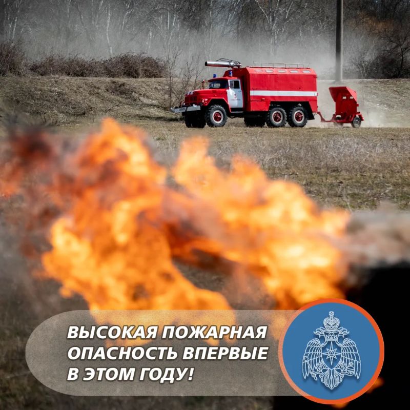 Высокая пожарная опасность будет установлена в Севастополе впервые в 2026 году