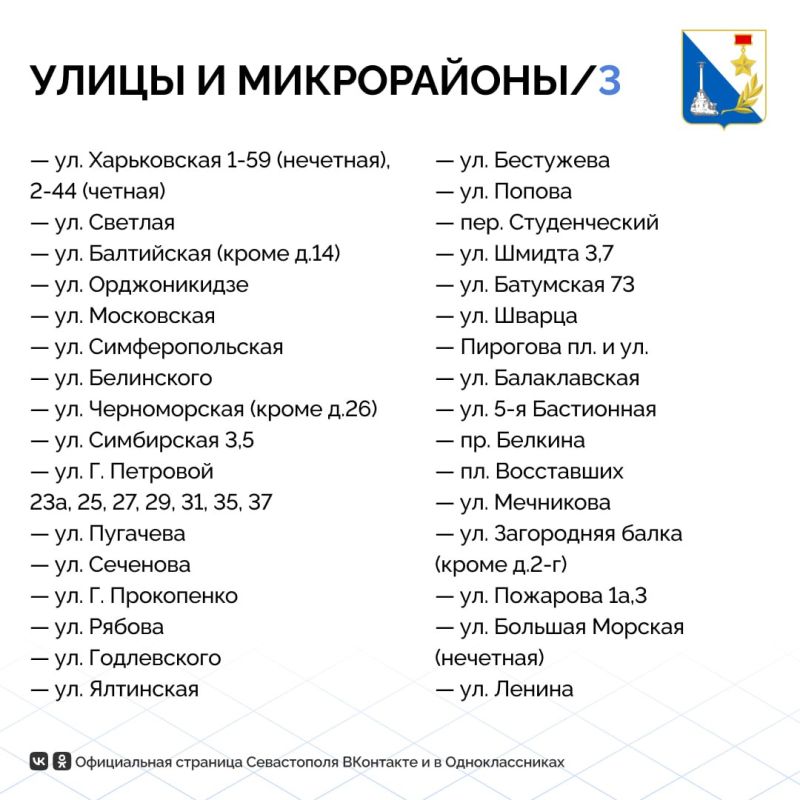 Сегодня в части Севастополя временно отключат газ Сегодня в части Севастополя временно отключат газ