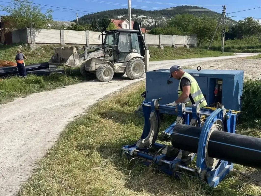 В Сахарной Головке проложили около 850 метров нового водопровода