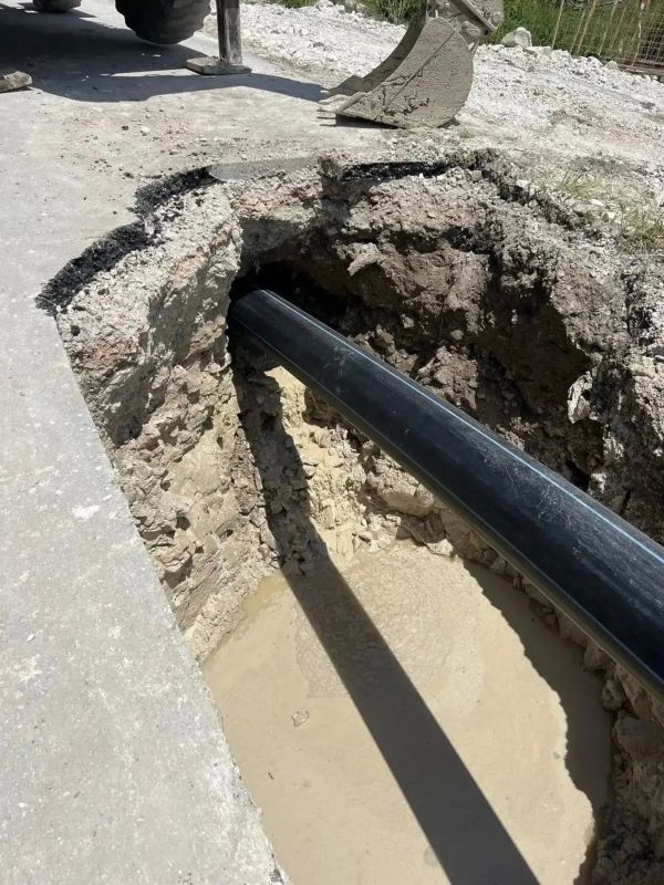 В Сахарной Головке уложили 850 метров нового водопровода