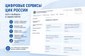 Цифровые сервисы ЦИК России: всё о выборах в одном месте