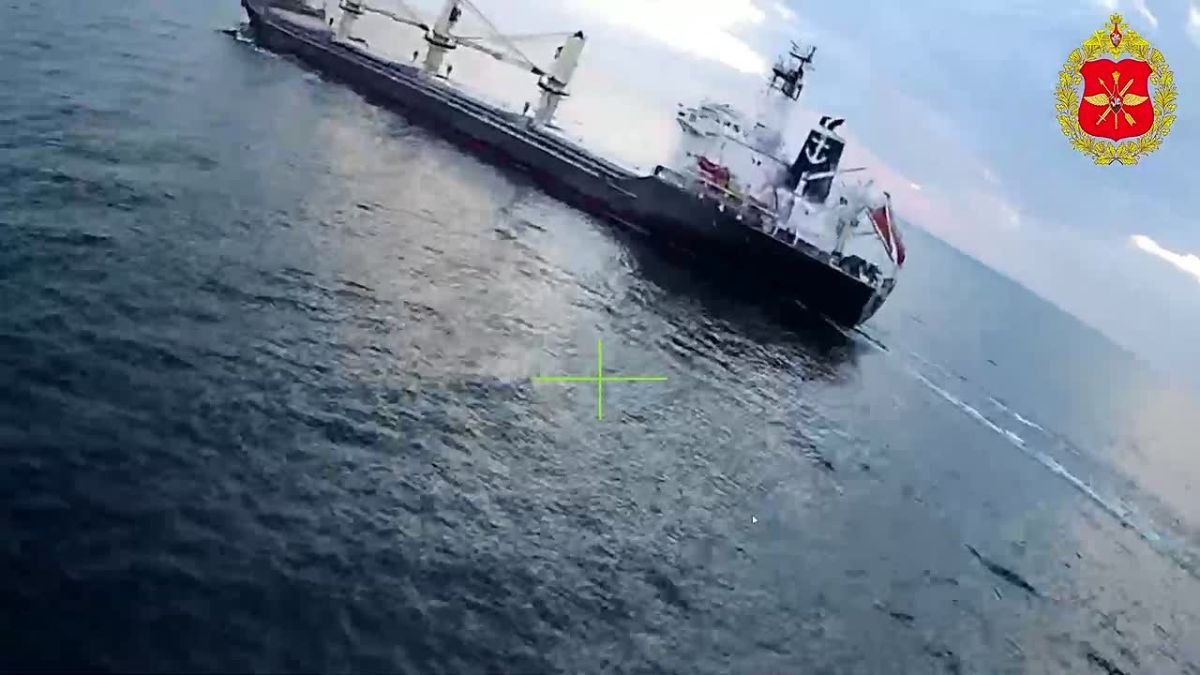 БПЛА «Герань2» поразил сухогруз в Черном море, направлявшийся в порт Черноморск с грузом для ВСУ