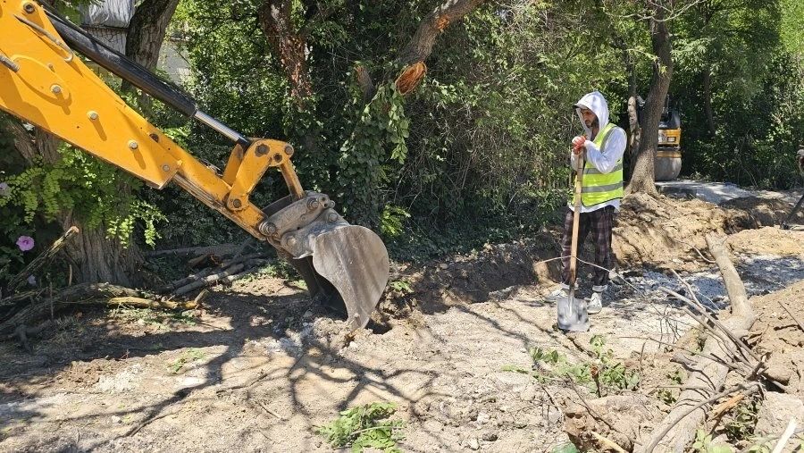 Ремонт внутриквартальных дорог на улице Павла Дыбенко завершат к середине августа Ремонт внутриквартальных дорог на улице Павла Дыбенко завершат к середине августа