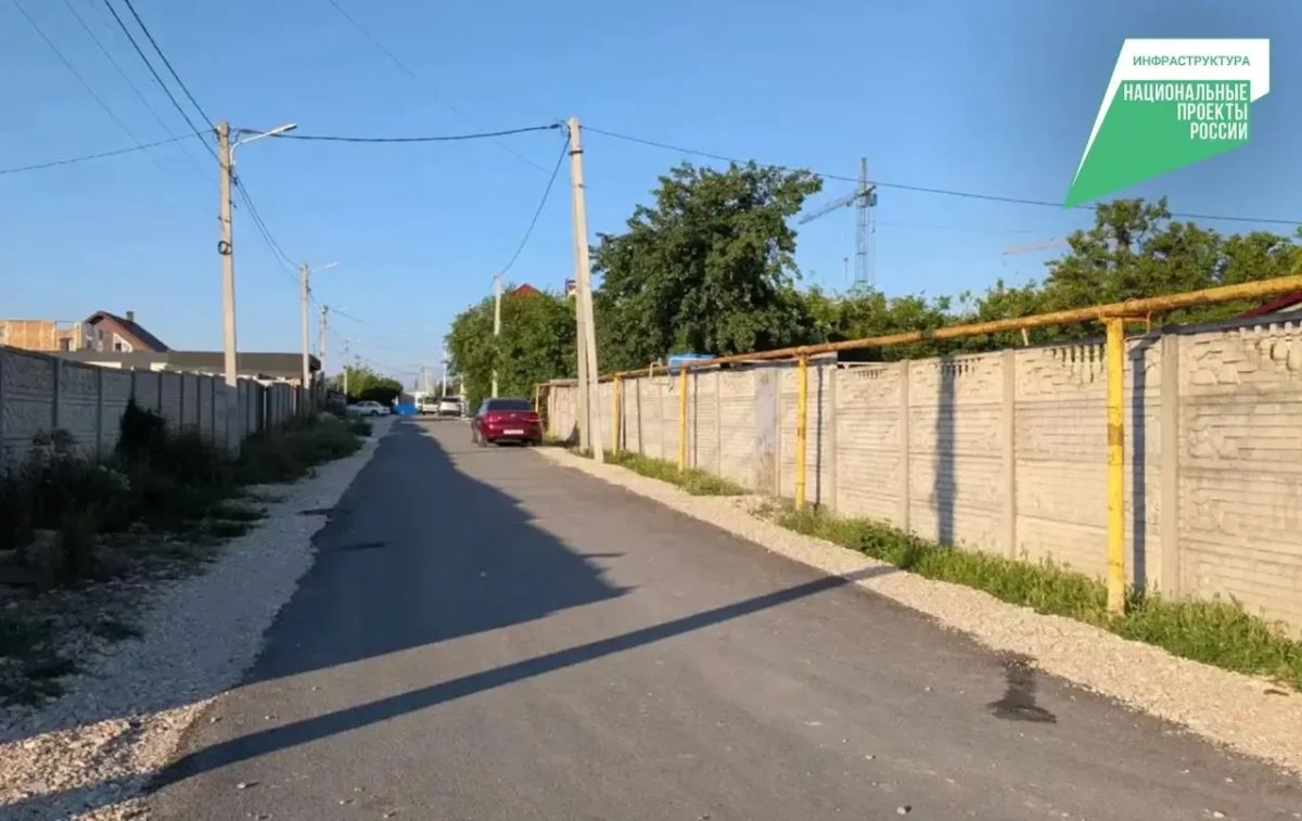 В селе Ушаково завершили ремонт шести улиц