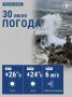 Сегодня температура воздуха в городе поднимется до +26
