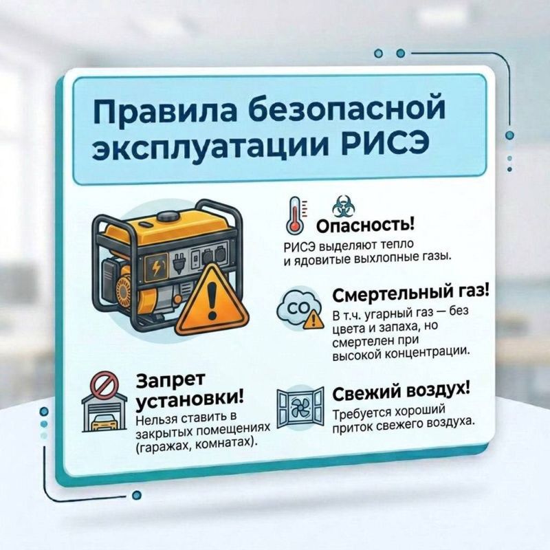 Горсвет: В текущей обстановке безусловно многие прибегают к использованию резервных источников электроснабжения (РИСЭ), в связи с чем, нами разработаны памятки с основными правилами Горсвет: В текущей обстановке безусловно многие прибегают к использованию резервных источников электроснабжения (РИСЭ), в связи с чем, нами разработаны памятки с основными правилами