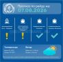Прогноз работы морского пассажирского транспорта на следующие сутки