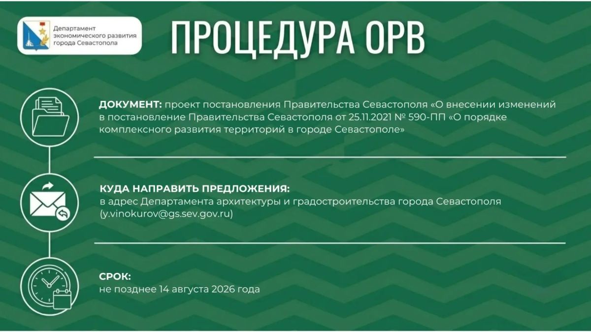 ОРВ для бизнеса. Сегодня пятница, а значит, пришло время узнать, что нового в оценке регулирующего воздействия: какие проекты нормативных актов вынесены на ОРВ? Вся информация — в карточках