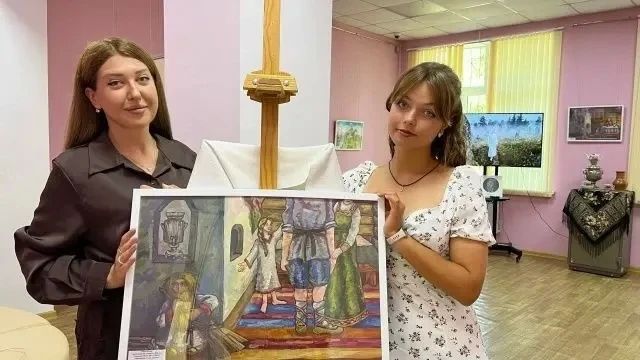 Выставка «Волшебный сундук преданий» открылась в Центре гуманитарно-технической информации Выставка «Волшебный сундук преданий» открылась в Центре гуманитарно-технической информации