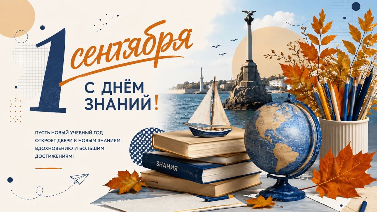 С Днём знаний!. ГУП «Севастопольгаз» поздравляет школьников, студентов, родителей и педагогов с 1 сентября — Днём знаний! Пусть новый учебный год будет наполнен интересными открытиями, яркими событиями, хорошими оценками и...