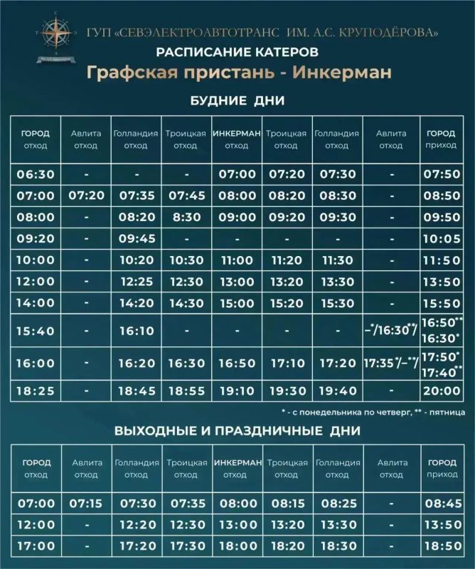 На маршруте «Графская пристань – Инкерман» увеличат число рейсов