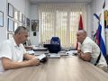 Уполномоченный по правам человека в городе Севастополе Павел Буцай провел рабочую встречу с представителем Благотворительного Фонда «ФОНД ПОМОЩИ» Александром Хамидулиным
