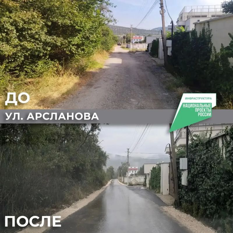 Еще семь дорог привели в порядок в Севастополе Еще семь дорог привели в порядок в Севастополе