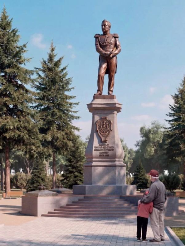В Севастополе планируют восстановить на территории филиала МГУ памятник адмиралу М. П. Лазареву, который снесли в прошлом веке