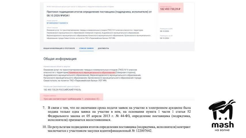 Мусорные компании не хотят работать с регоператором Севастополя Мусорные компании не хотят работать с регоператором Севастополя