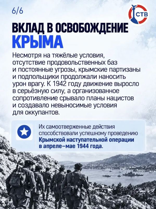 23 октября – День памяти и славы крымских партизан и подпольщиков 23 октября – День памяти и славы крымских партизан и подпольщиков