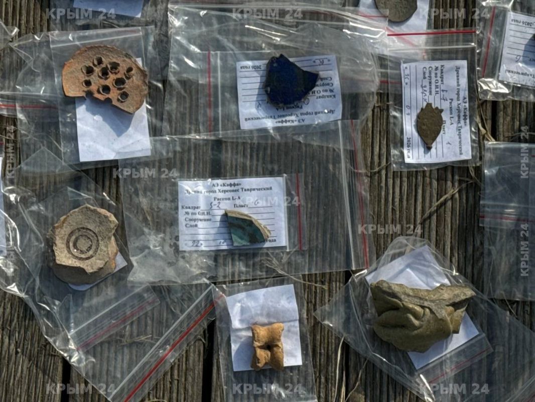 В Херсонесе Таврическом археологи нашли более 8 тысяч артефактов В Херсонесе Таврическом археологи нашли более 8 тысяч артефактов