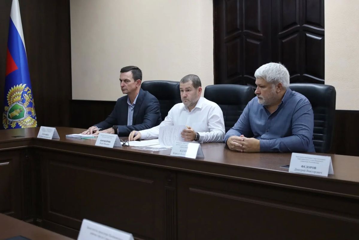В прокуратуре Севастополя под председательством начальника управления по надзору за исполнением федерального законодательства прокуратуры города Анны Иванченко проведено очередное заседание межведомственной рабочей группы по... В прокуратуре Севастополя под председательством начальника управления по надзору за исполнением федерального законодательства прокуратуры города Анны Иванченко проведено очередное заседание межведомственной рабочей группы по...